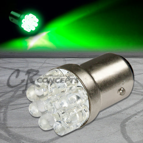 1157-8LED 5mm Round LED 18MM GREEN