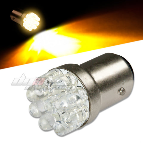 1157-8LED 5mm Round LED 18MM YELLOW