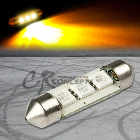 11×39-3SMD  5050 SMD LED  Canbus Type  YELLOW