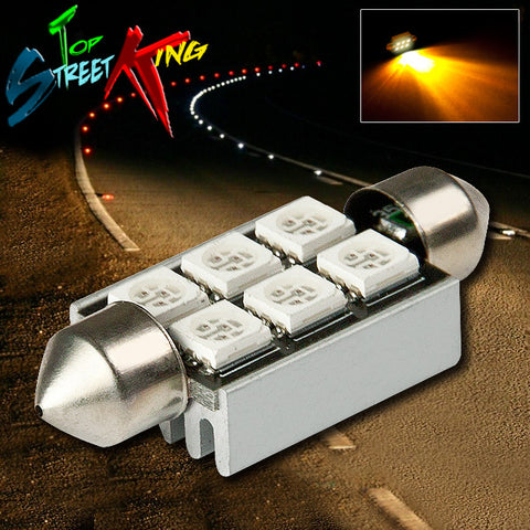 11×39-6SMD 5050 SMD LED  Canbus Type  YELLOW