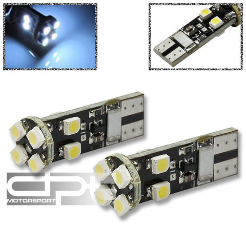 LED BULBS - LED BULBS- 194 TYPE 6* SMD WHITE LED (2PC) CANBUS