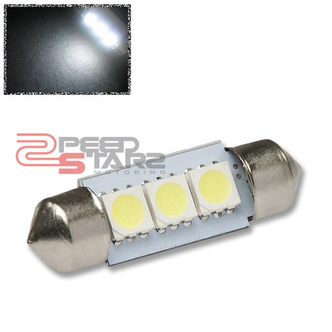 LED BULBS-  DOME TYPE  3 * SMD WHITE LED / 10 *36MM  (EA)