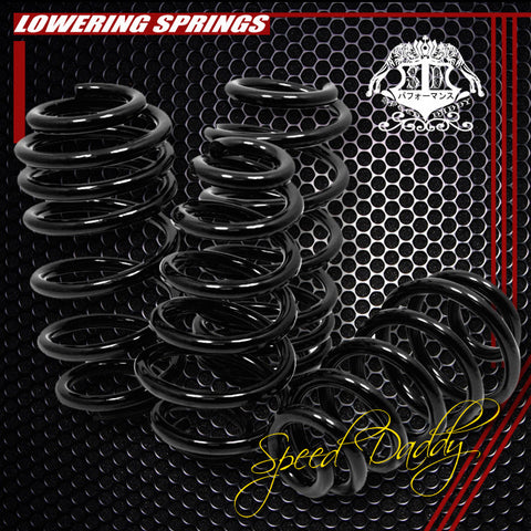 LOWERING SPRINGS - 02-05 AUDI A4 FWD - BLACK