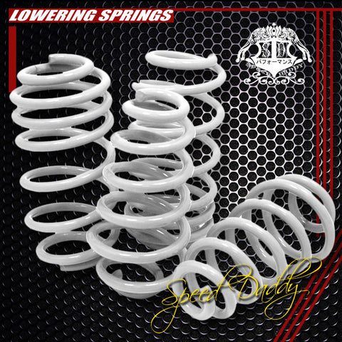 LOWERING SPRINGS - 02-05 AUDI A4 FWD - WHITE