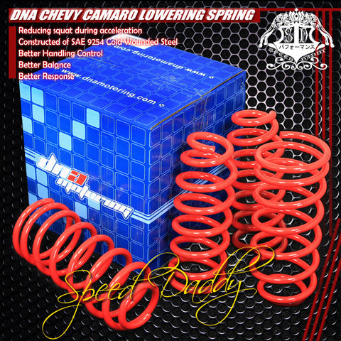 LOWERING SPRINGS - 93-02 CHEVY CAMARO - RED