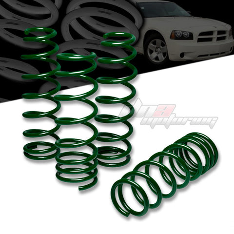 LOWERING SPRINGS - 06-10 DODGE CHARGER - GREEN