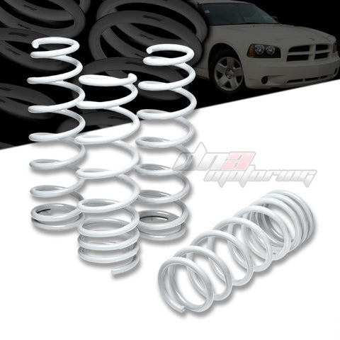 LOWERING SPRINGS - 06-10 DODGE CHARGER - WHITE