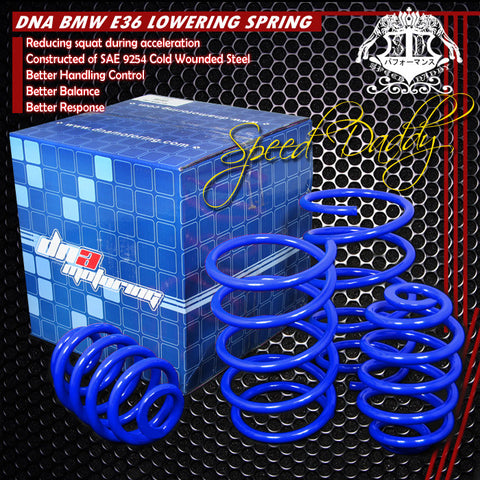 LOWERING SPRINGS - BMW E36 - BLUE