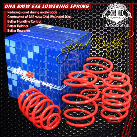 LOWERING SPRINGS - BMW E46 - RED