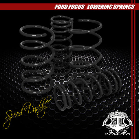 LOWERING SPRINGS - 00-05 FORD FOCUS - BLACK