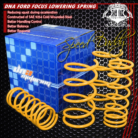 LOWERING SPRINGS - 00-05 FORD FOCUS - YELLOW