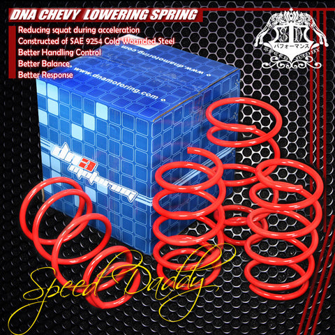LOWERING SPRINGS - 97-06 PONTIAC GRAND PRIX - RED