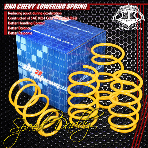 LOWERING SPRINGS - 97-06 PONTIAC GRAND PRIX - YELLOW