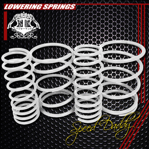 LOWERING SPRINGS - 01-05 HONDA CIVIC - WHITE