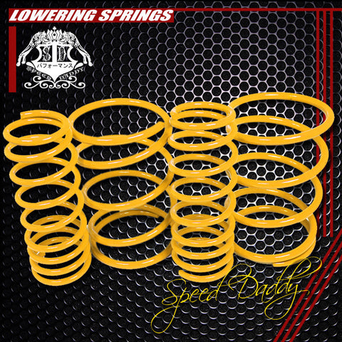 LOWERING SPRINGS - 01-05 HONDA CIVIC - YELLOW