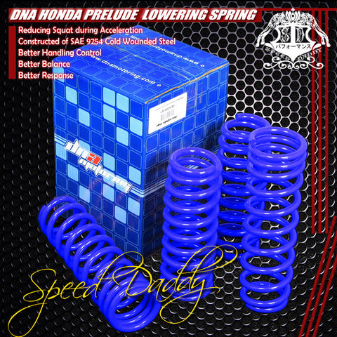 LOWERING SPRINGS - 92-01 HONDA PRELUDE - BLUE