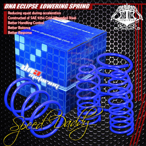 LOWERING SPRINGS - 00-05 MITSUBISHI ECLIPSE - BLUE