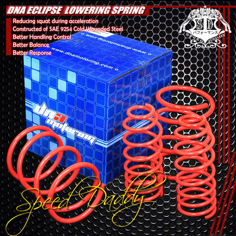 LOWERING SPRINGS - 00-05 MITSUBISHI ECLIPSE - RED