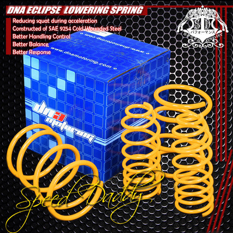 LOWERING SPRINGS - 00-05 MITSUBISHI ECLIPSE - YELLOW