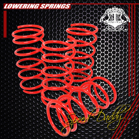 LOWERING SPRINGS - 89-94 NISSAN SENTRA - RED