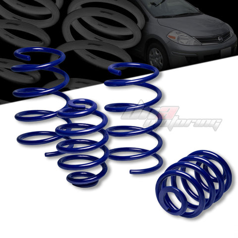 LOWERING SPRINGS - 06-12 NISSAN VERSA - BLUE
