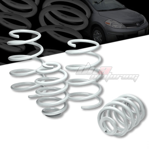 LOWERING SPRINGS - 06-12 NISSAN VERSA - WHITE