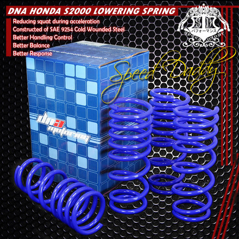 LOWERING SPRINGS - 00-10 HONDA S2000 - BLUE