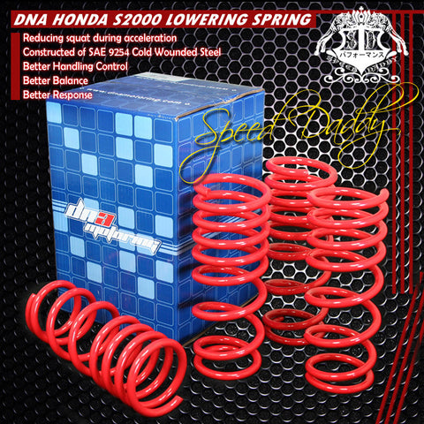 LOWERING SPRINGS - 00-10 HONDA S2000 - RED