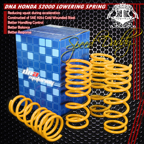 LOWERING SPRINGS - 00-10 HONDA S2000 - YELLOW