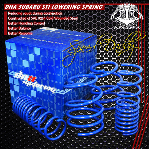 LOWERING SPRINGS - 08-UP SUBARU STI - BLUE