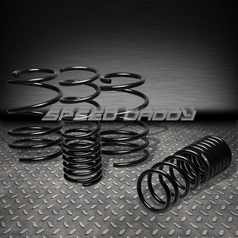 LOWERING SPRING -TOYOTA COROLLA 03-07 2.5"F 2.8"F 150LB-F/160LB-R BLACK