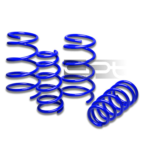 LOWERING SPRING -TOYOTA COROLLA 03-07 2.5"F 2.8"F 150LB-F/160LB-R BLUE