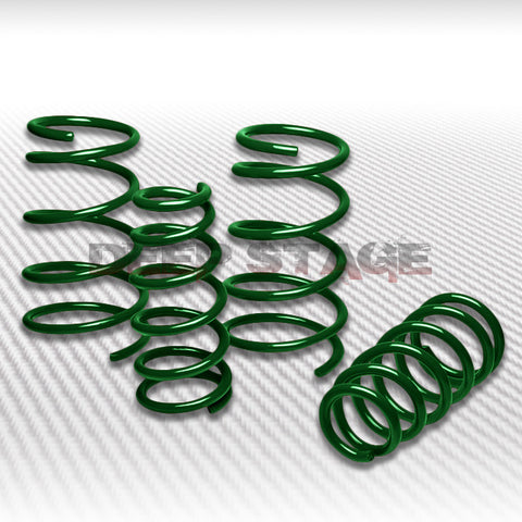 LOWERING SPRING -TOYOTA COROLLA 03-07 2.5"F 2.8"F 150LB-F/160LB-R GREEN