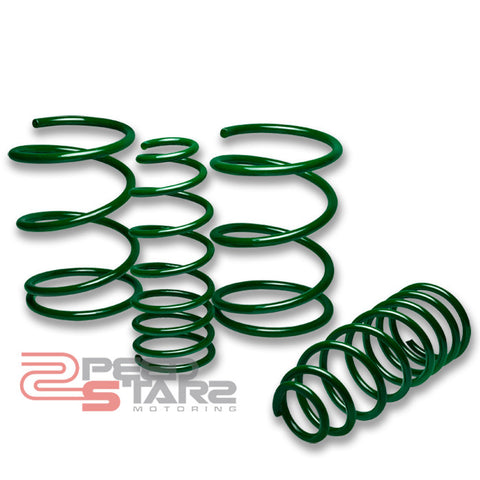 LOWERING SPRING -TOYOTA COROLLA 98-02 2.5"F 2.3"F 180LBF/150LBR YELLOW