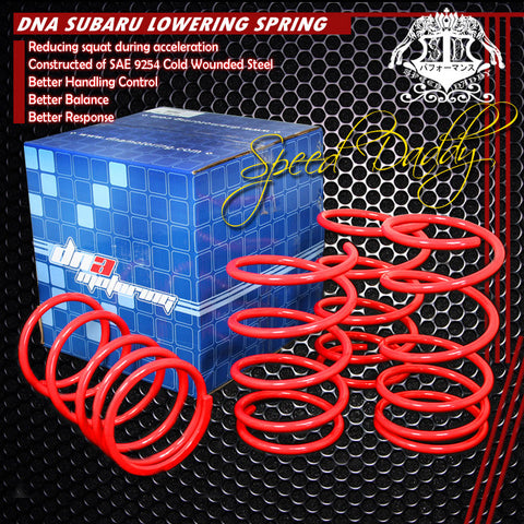 LOWERING SPRINGS - 02+ SUBARU WRX - RED