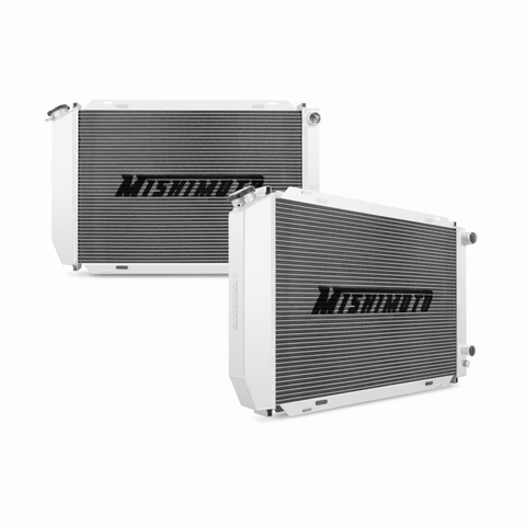 Ford Mustang Dual Pass Aluminum Racing Radiator, 1979-1993