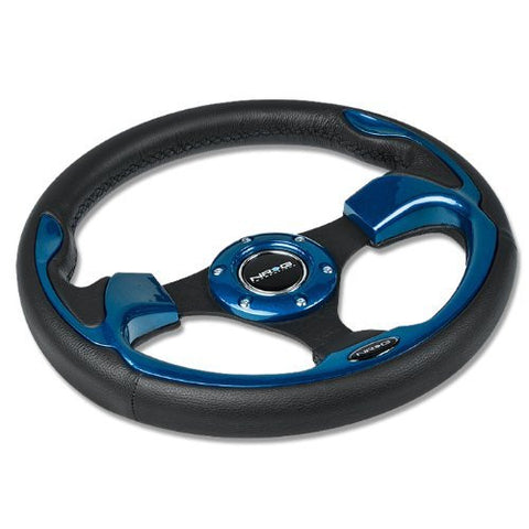 320mm Sport Steering Wheel w/ Blue Trim