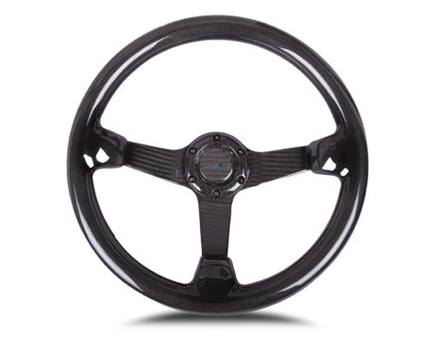 CARBON FIBER STEEERING WHEEL 350mm DEEP DISH