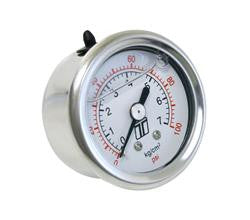 FPR Gauge 0-100psi Liquid Fill