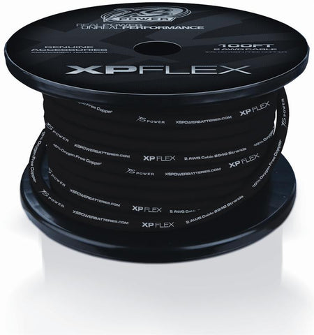 8 AWG Cable, 735 Strands, 10% OFC, 90% CCA, Iced Black, 250' Spool