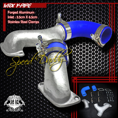 Y-PIPE - 02-07 SUBARU IMPREZA STI WRX - BLUE