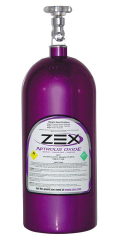 ZEX Nitrous Bottle W/Valve; 10 lbs. [Universal]