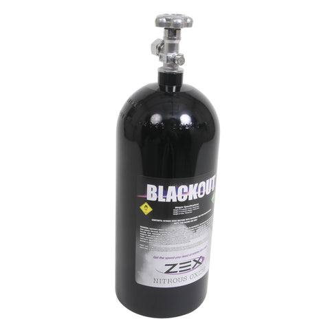 NITROUS BOTTLE, WITH VALVE ZEX BLACK