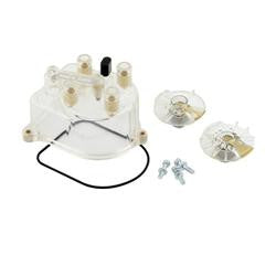 Distributor Cap, Clear, Brass Terminals, for use on Acura®, Honda®, Kit