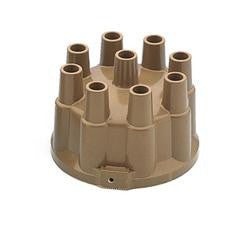 Distributor Cap, Female, Socket-Style, Tan, Clamp-Down, GM, V8, Kit