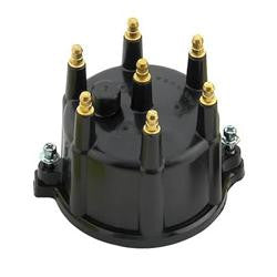 Distributor Cap, Male/HEI-Style, Black, Screw-Down, Jeep, 4.0L, Kit