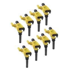 Ignition Coils, Female/Socket, Coil Pack Style, Round, Epoxy, Chrysler, Dodge, Jeep, 5.7L Hemi, Set of 8