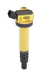 Ignition Coil, Super, Coil Pack Style, Socket, Epoxy, Round, Yellow, Pontiac, Toyota, 1.8L, Each