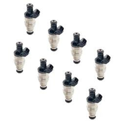 Fuel Injectors, 23 lbs./hr., 14.4 Ohms Impedance, 12 V, Chevy, Ford, Lincoln, Mercury, Pontiac, Set of 8