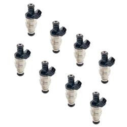 Fuel Injectors, 36 lbs./hr., 14.4 Ohms Impedance, 12 V, Chevy, Ford, Lincoln, Mercury, Pontiac, Set of 8